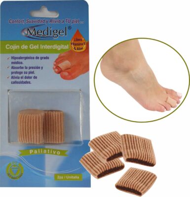 Cojín Digital para Callos de ½ Cubierta 2pz BLISTER