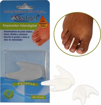 Separador Interdigital Angosto 2pz BLISTER